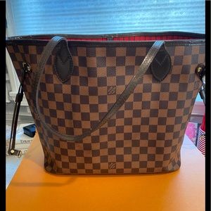 Louis Vuitton Damier Ebene neverfull size MM